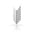 Concrete Cladding HERRINGBONE L REVERS Wall Panels White BS colour on white background DecorMania.eu