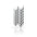 Concrete Cladding HERRINGBONE M REVERS Wall Panels Silver B0 colour on white background DecorMania.eu
