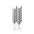 Concrete Cladding HERRINGBONE M REVERS Wall Panels KS Beige colour on white background DecorMania.eu