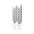 Concrete Cladding HERRINGBONE M Wall Panels Light Grey B1 colour on white background DecorMania.eu