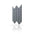 Concrete Cladding HERRINGBONE M Wall Panels Dark Grey S96 colour on white background DecorMania.eu