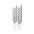 Concrete Cladding HERRINGBONE M Wall Panels Silver B0 colour on white background DecorMania.eu