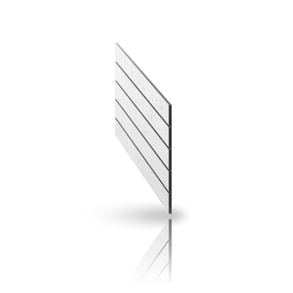 Concrete Cladding HERRINGBONE PART Wall Panels colour BS on white background DecorMania.eu