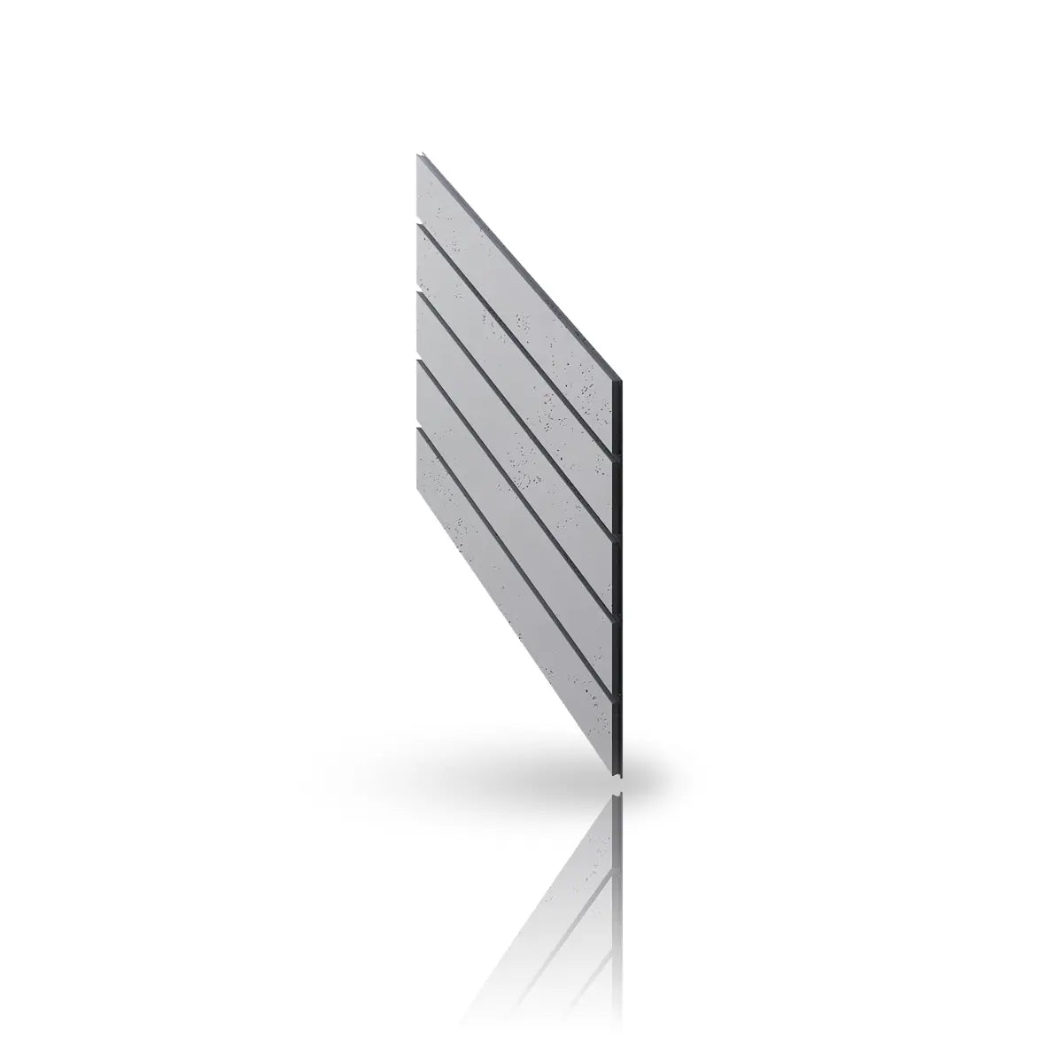 Concrete Cladding HERRINGBONE PART Wall Panels colour S95 on white background DecorMania.eu