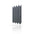 Concrete Cladding HERRINGBONE S REVERS Wall Panels Dark Grey S96 colour on white background DecorMania.eu