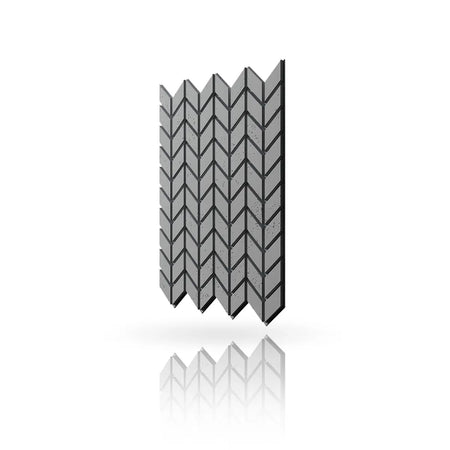 Concrete Cladding HERRINGBONE S Wall Panels on white background DecorMania.eu