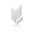 Concrete Cladding HERRINGBONE B0 colour on white background Wall Panels DecorMania.eu