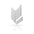 Concrete Cladding HERRINGBONE Wall Panels B1 colour on white background DecorMania.eu