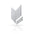 Concrete Cladding HERRINGBONE Wall Panels S50 colour on white background DecorMania.eu
