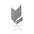 Concrete Cladding HERRINGBONE Wall Panels S96 colour on white backgriund DecorMania.eu