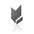 Concrete Cladding HERRINGBONE Wall Panels B8 colour on white background DecorMania.eu
