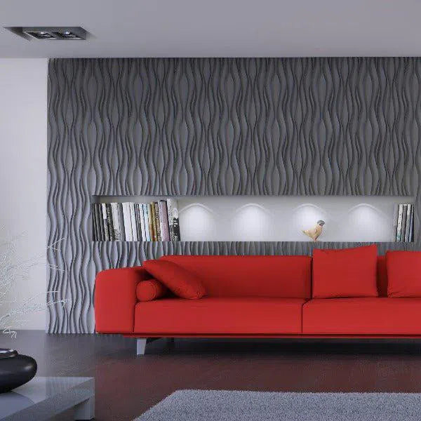 DESERT SAND Gypsum 3D Wall Panels in living room cropped DecorMania.eu