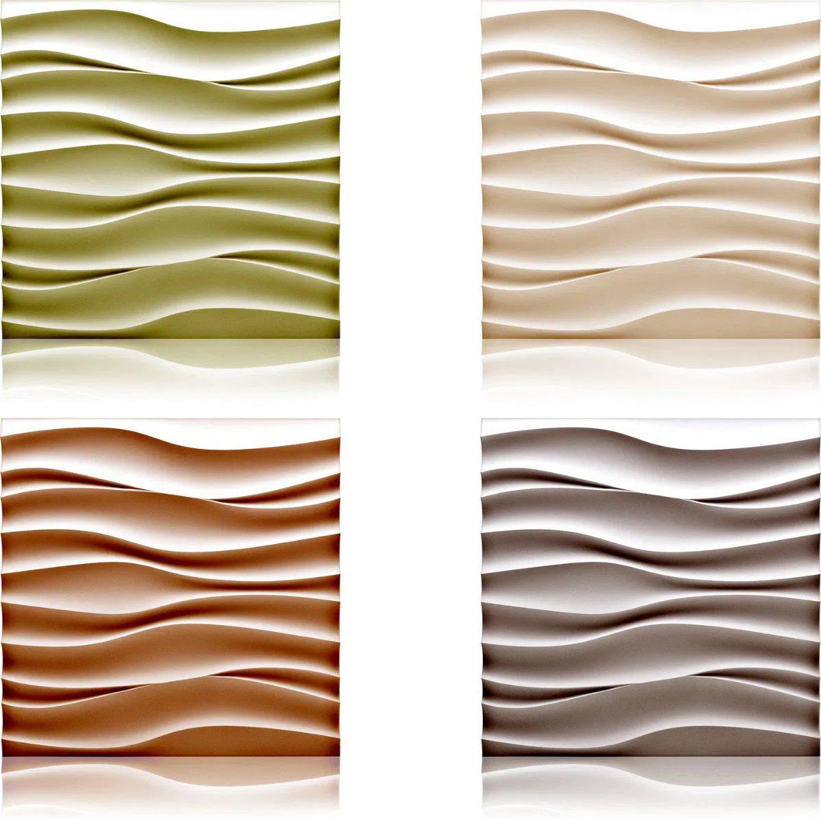 DESERT SAND Gypsum 3D Wall Panels colour variations DecorMania.eu