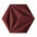 DIAMOND LINE 3D Cork Acoustic Wall Panels on white background MAROON DecorMania.eu