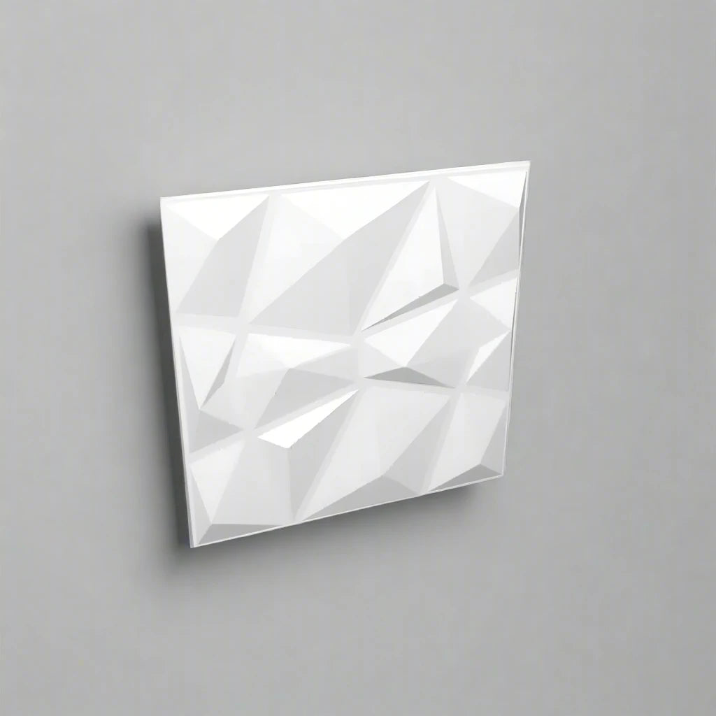 DIAMOND Polystyrene Wall Art – 3D Decorative Panels on grey background DecorMania.eu