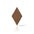 DIAMOND STRIPE 3D Cork Acoustic Wall Panels single piece on white background DecorMania.eu