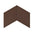 DIAMOND STRIPE 3D Cork Acoustic Wall Panels on white background BROWN DecorMania.eu