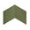 DIAMOND STRIPE 3D Cork Acoustic Wall Panels on white background GREEN DecorMania.eu