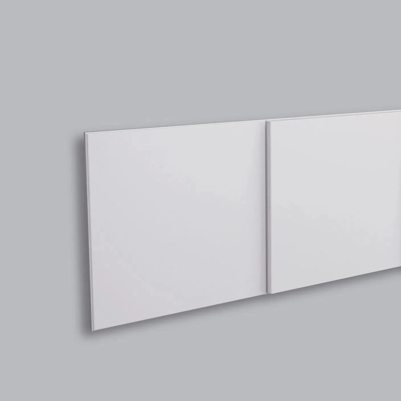 DOMINO 3D Polyurethane Wall Art Panel on grey interior DecorMania.eu