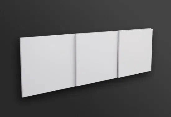DOMINO 3D Polyurethane Wall Art Panel on grey background DecorMania.eu