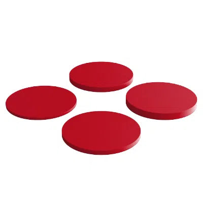DOT L Soft Acoustic Wall Panel - 3D Wall Panels four panels on white background | DecorMania.eu