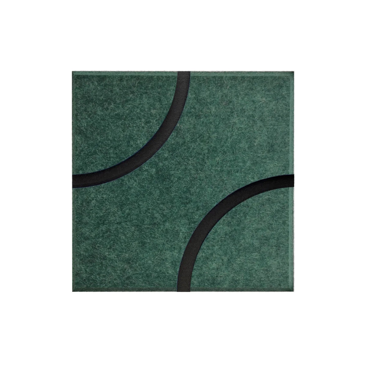 Decorative 3D PET Felt Wall Tiles - SQUARE Deco 40x40 on white background Decormania.eu