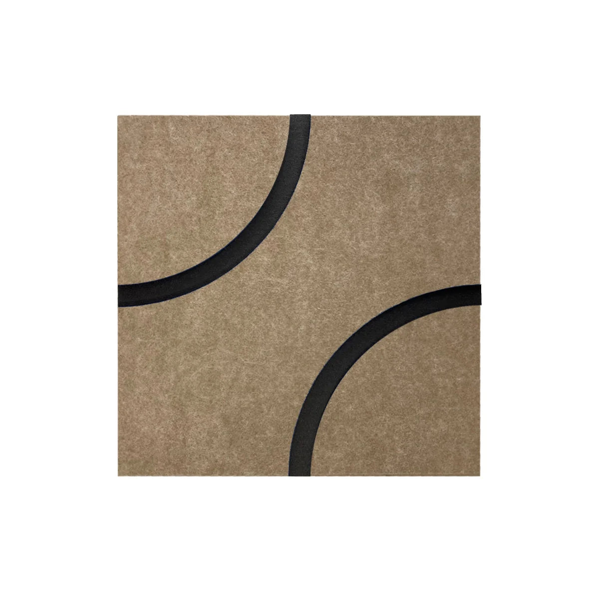 Decorative 3D PET Felt Wall Tiles - SQUARE Deco 40x40 on white background Decormania.eu