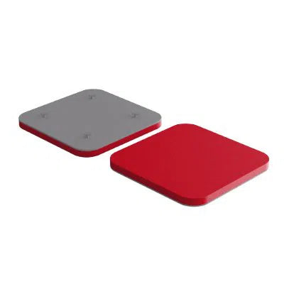 Decorative Glass Wall Panels - Acoustic Tele L on white background DecorMania.eu