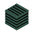 Decorative 3D Felt Wall Tiles DECO1 bottle green swatch Decormania EU