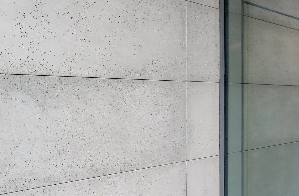 Decorative Industrial Concrete Wall Panels Exterior ANTHRACITE closeup photo DecorMania.eu
