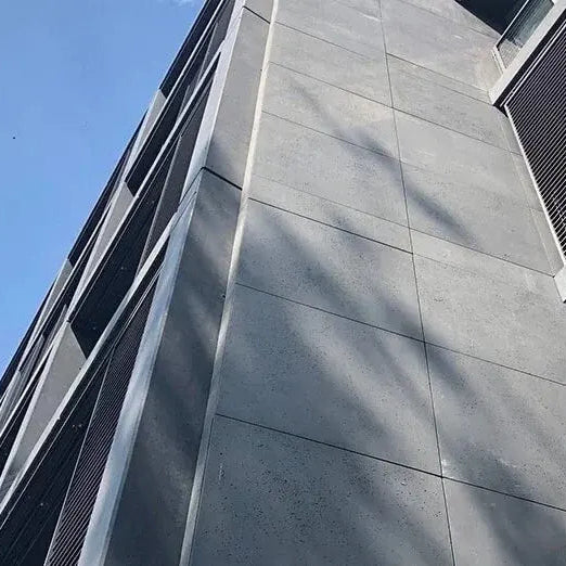 Decorative Industrial Concrete Wall Panels Exterior GREY outside wall building cropped DecorMania.eu