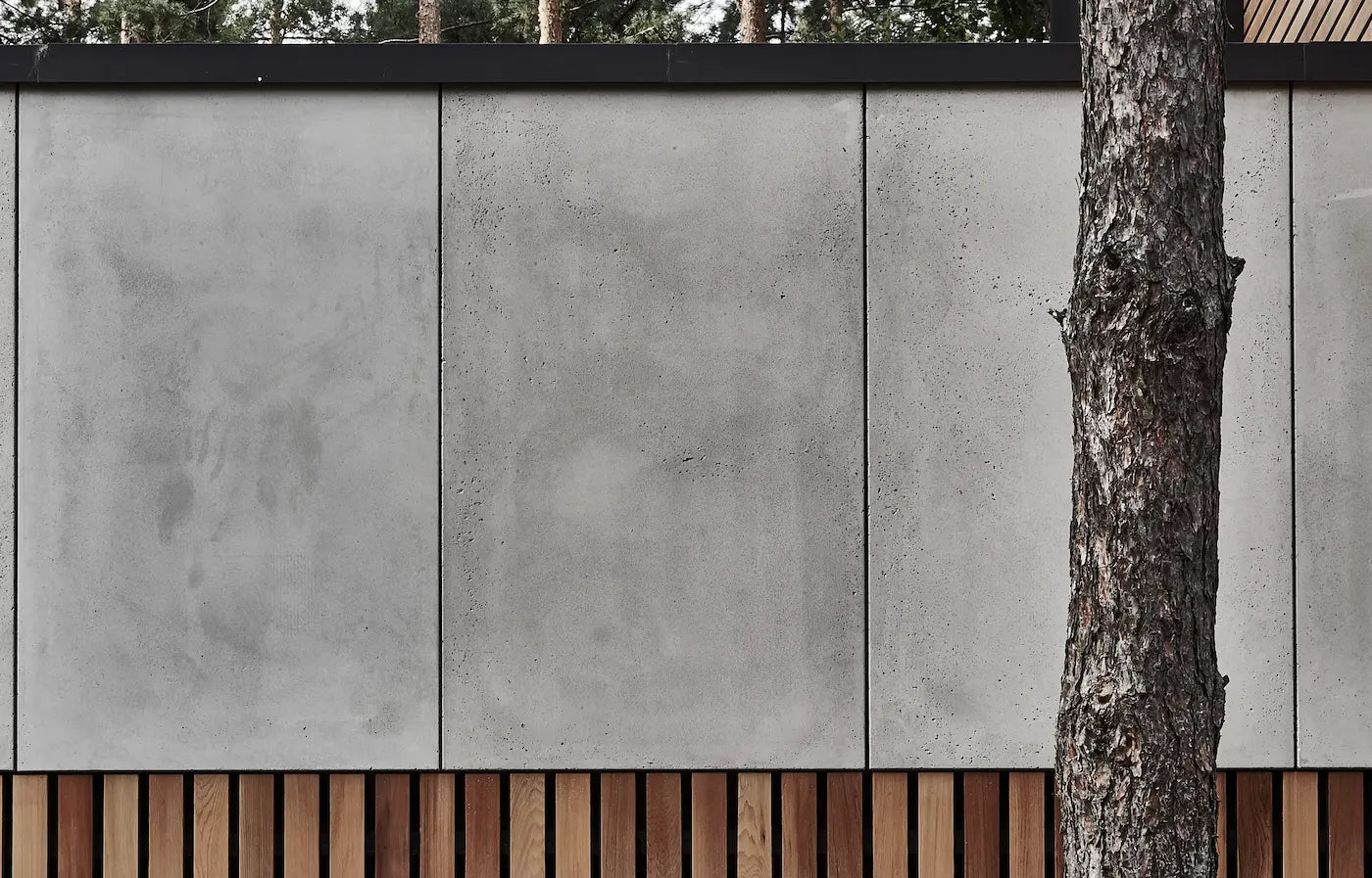Decorative Industrial Concrete Wall Panels Exterior outdoor scenery WHITE DecorMania.eu