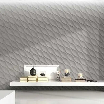 DESERT SANDS Polystyrene Wall Art – 3D Decorative Panels in grey colour DecorMania.eu