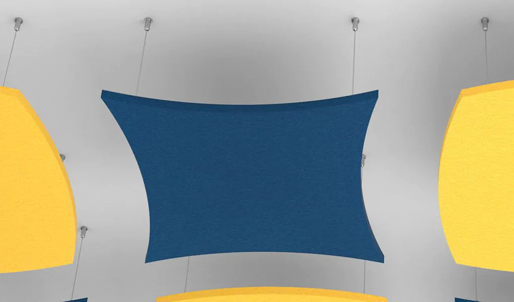 Echo AIR Acoustic Suspended Ceiling Panel blue panel DecorMania.eu