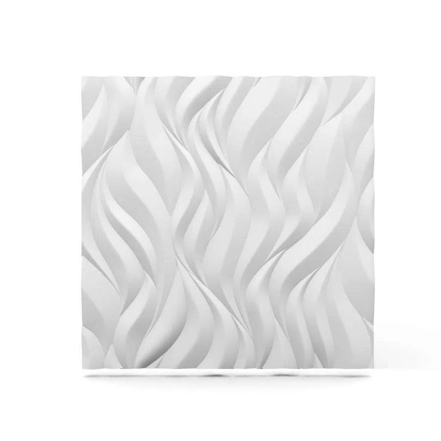 FLAMES Polystyrene Wall Art – 3D Decorative Panels on white background DecorMania.eu