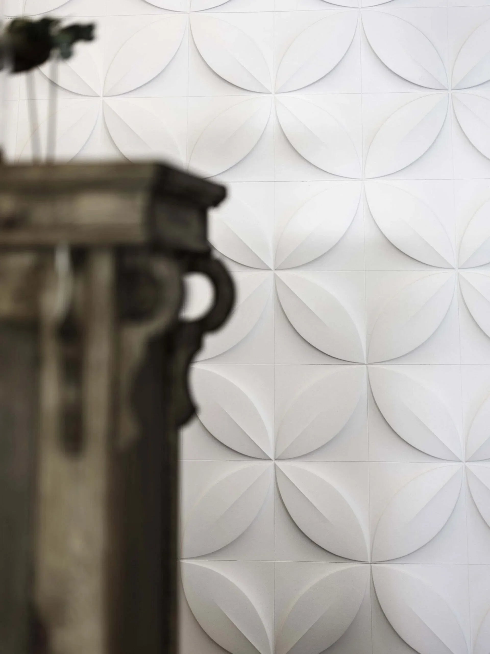 FLOWER 3D Polyurethane Wall Art Panel texture closeup DecorMania.eu