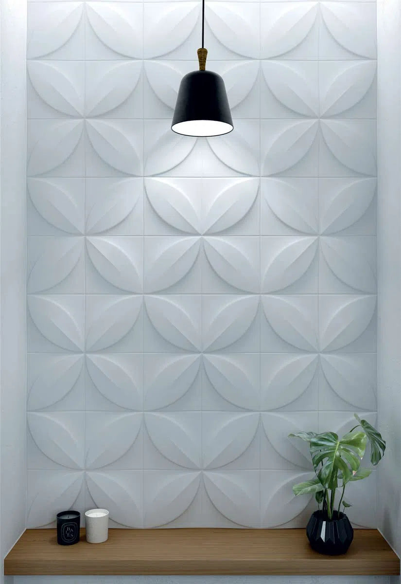 FLOWER 3D Polyurethane Wall Art Panel accent wall texture DecorMania.eu