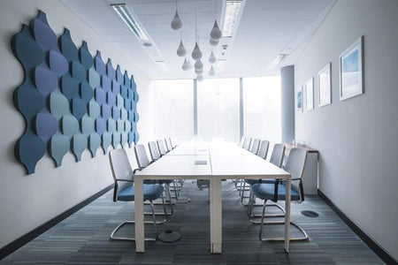 FLOW Acoustic Soft 3D Wall Panel conference room interior Decormania.eu