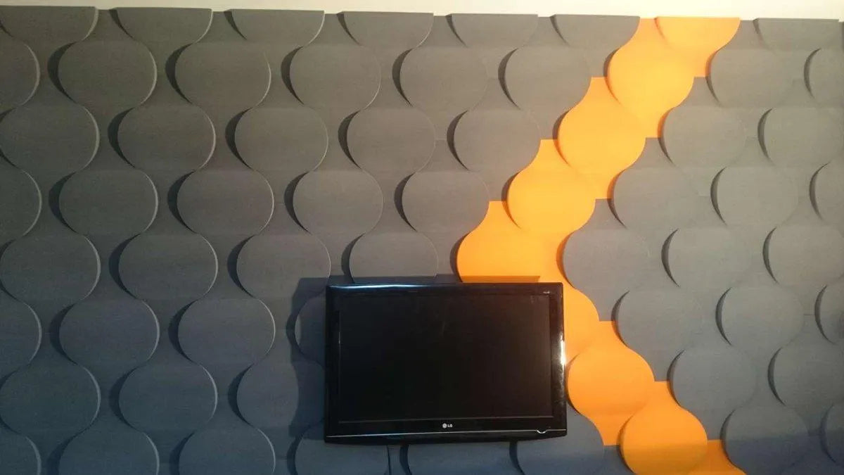 FLOW Acoustic Soft 3D Wall Panel accent wall Decormania.eu