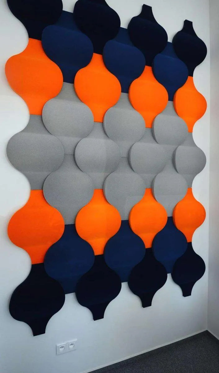 FLOW Acoustic Soft 3D Wall Panel accent wall Decormania.eu