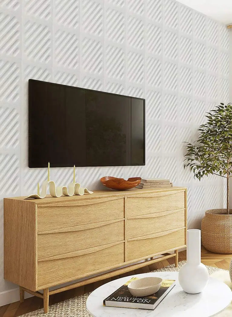 Acoustic Felt 3D wall panels TV wall