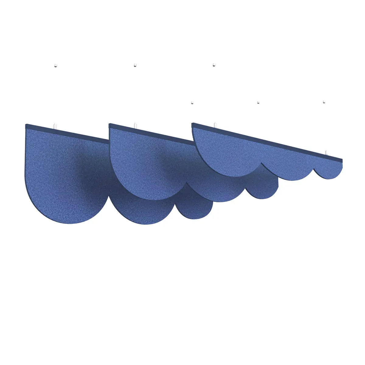 Felt Ceiling Acoustic Baffles - CLOUD colour swatch on white background DecorMania eu