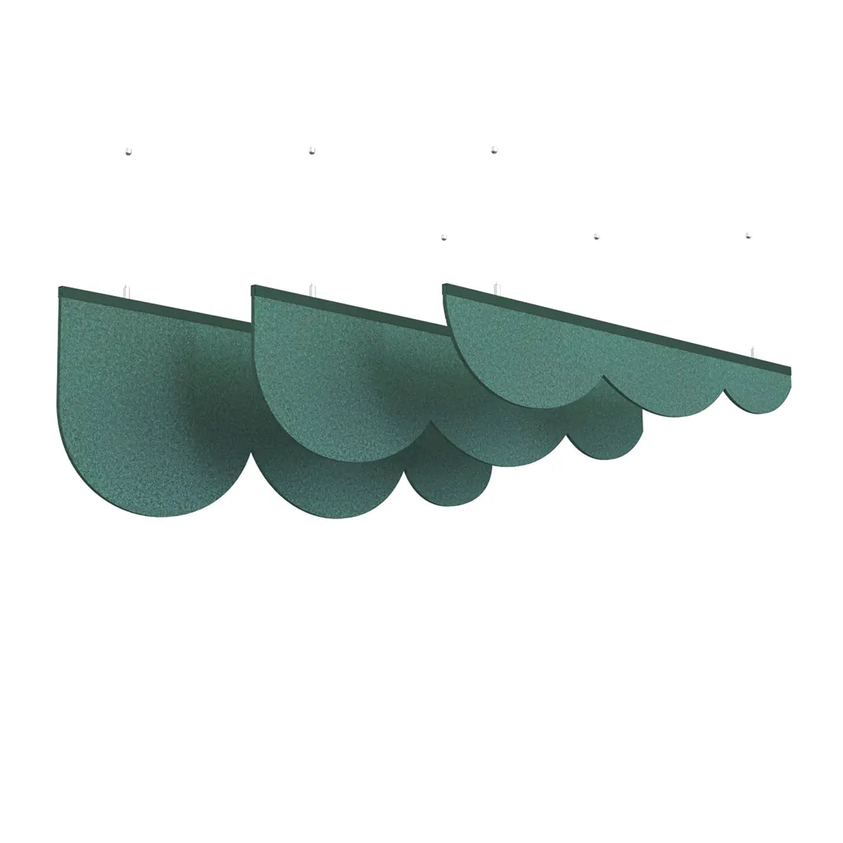 Felt Ceiling Acoustic Baffles - CLOUD colour swatch on white background DecorMania eu