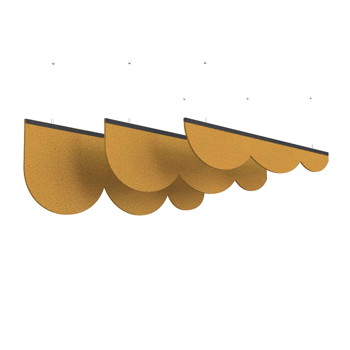 Felt Ceiling Acoustic Baffles - CLOUD colour swatch on white background DecorMania eu