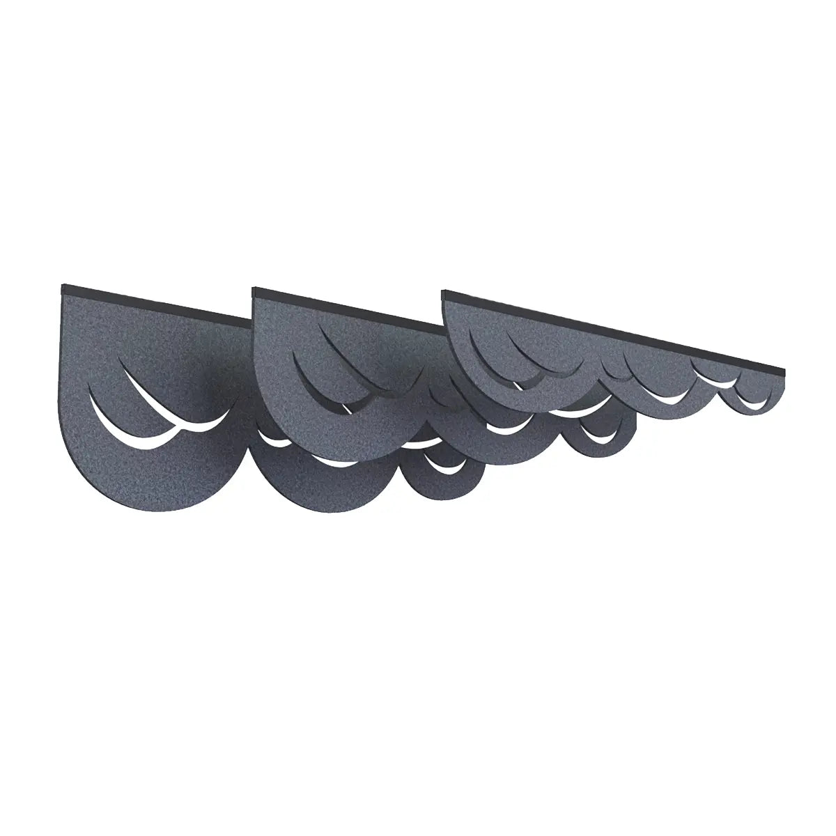 Felt Ceiling Acoustic Baffles - CLOUD colour swatch on white background DecorMania eu