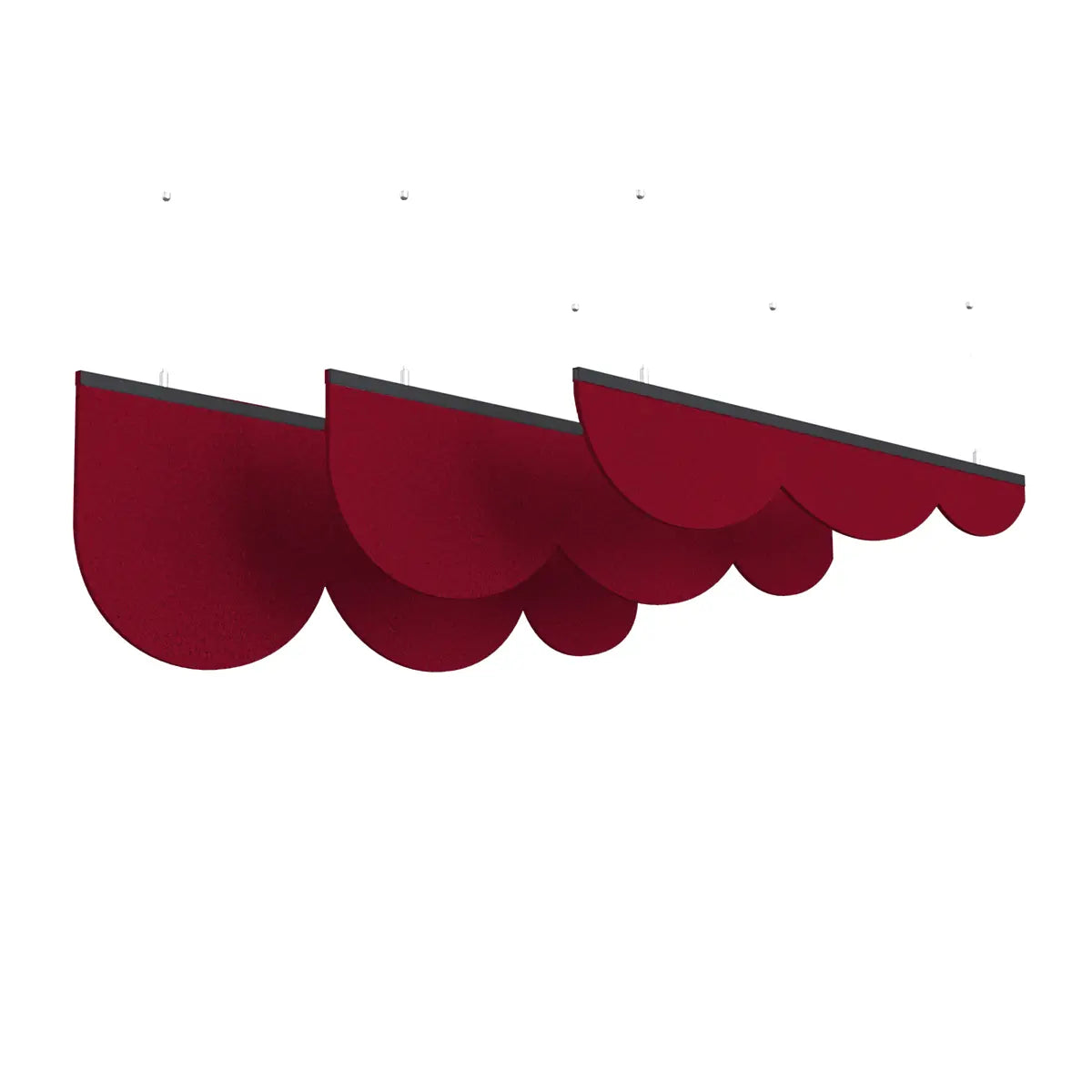 Felt Ceiling Acoustic Baffles - CLOUD colour swatch on white background DecorMania eu