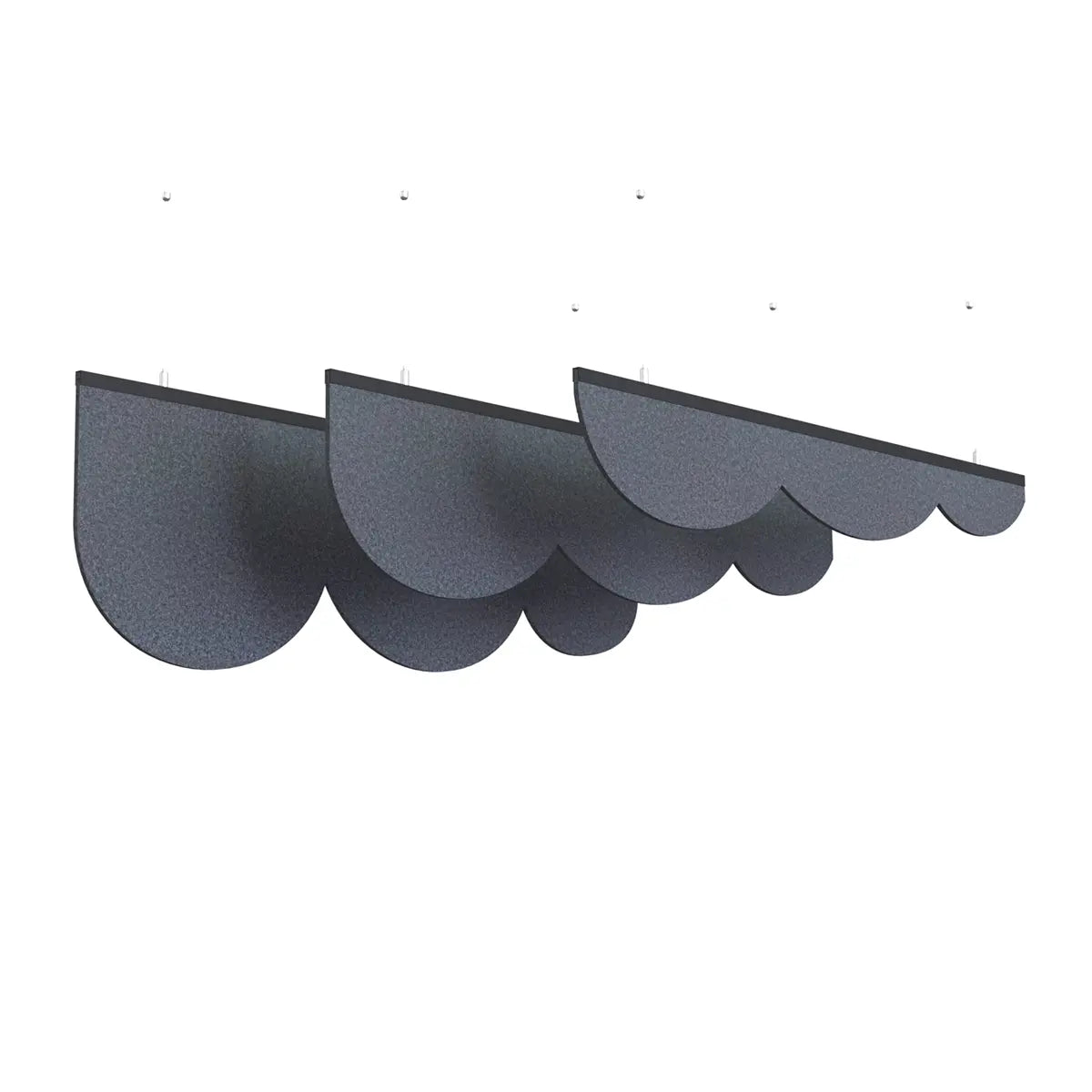 Felt Ceiling Acoustic Baffles - CLOUD colour swatch on white background DecorMania eu