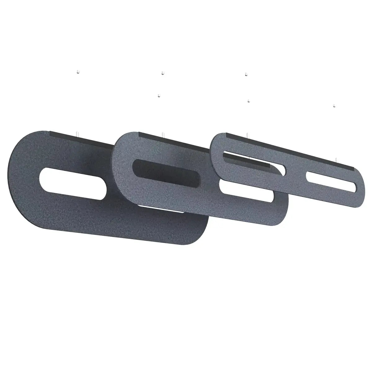 Felt Ceiling Acoustic Baffles - OVAL on white background DecorMania EU