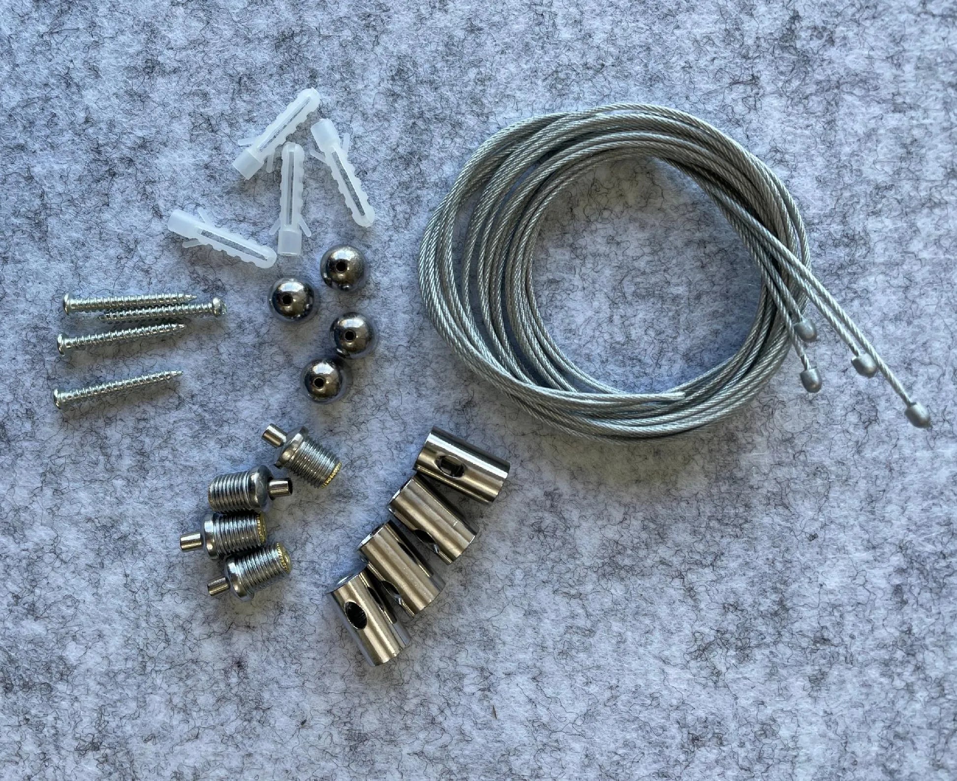 Suspended Ceiling Panels - Acoustic Felt mounting system DecorMania EU