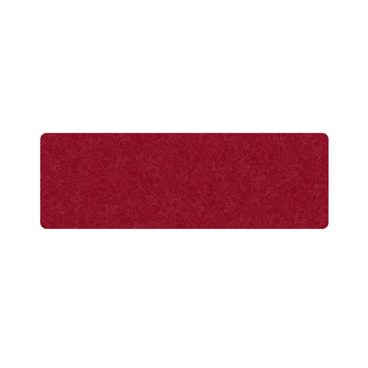 Felt Ceiling Acoustic Baffles - RECTANGLE ROUNDED swatch on white background Decormania EU